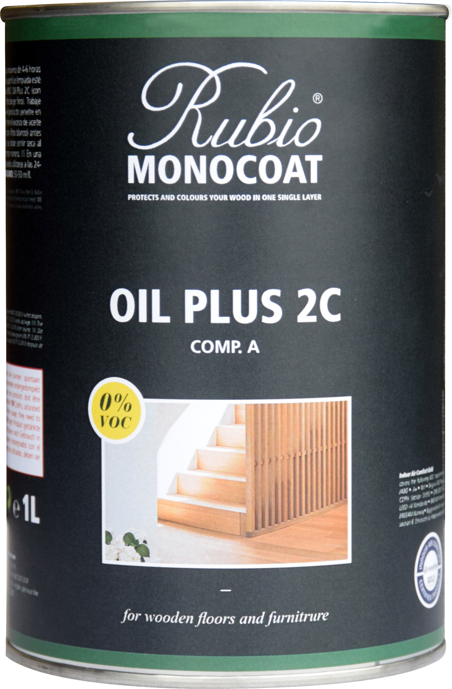 Rubio Monocoat Fußbodenöl Plus (A-Komponente) - Pure R101