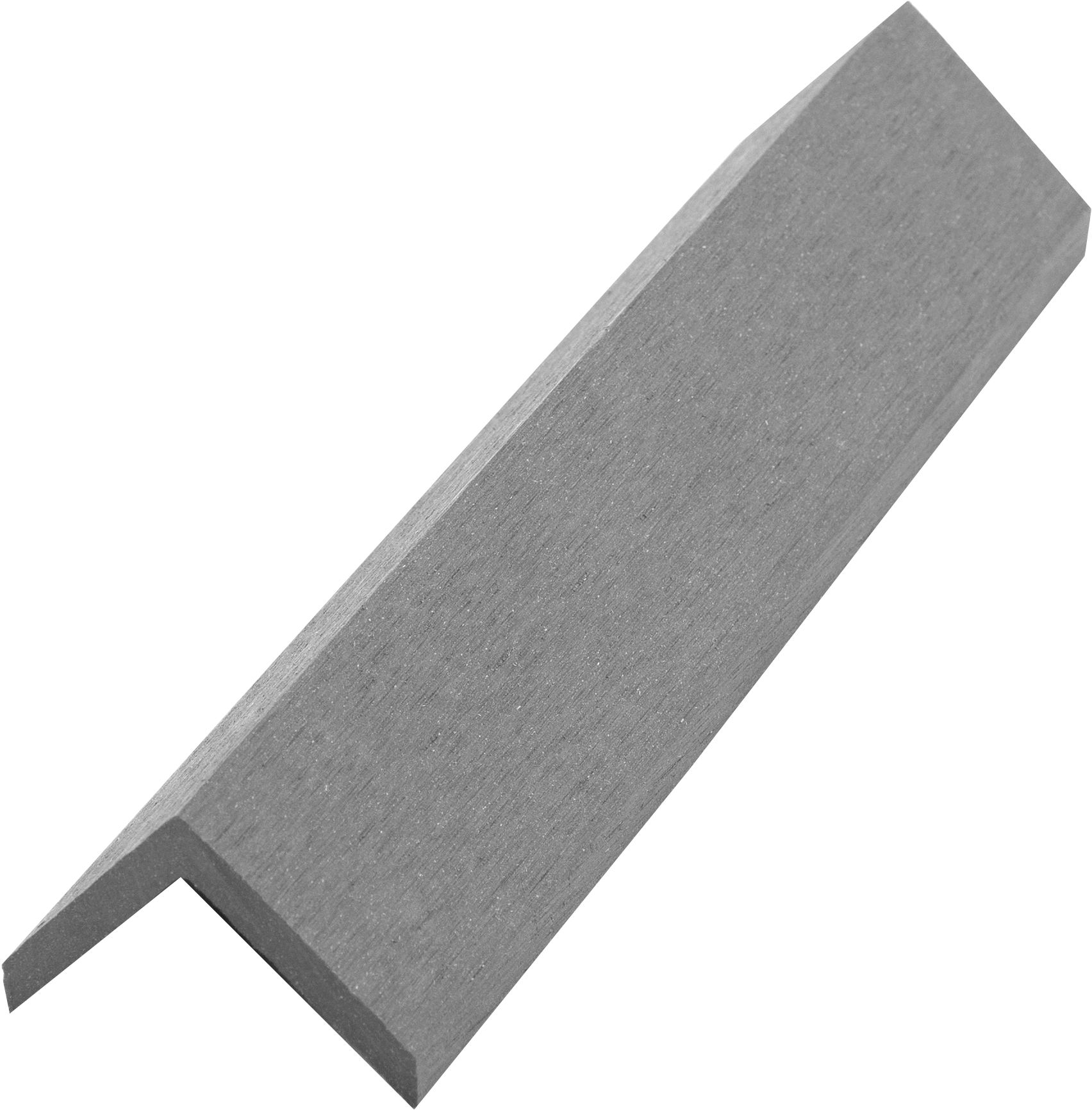 WPC Abschlussprofil L-Form Eiche hellgrau - leicht gebürstet 60x40x3000mm