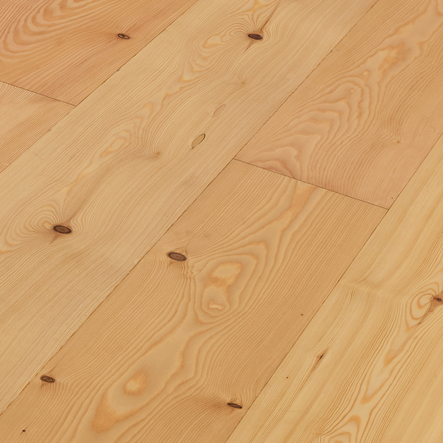 Landhausdiele 3-Schicht Sibirische Lärche A/B - Lebhaft, Klick 2G 190x14x1900mm