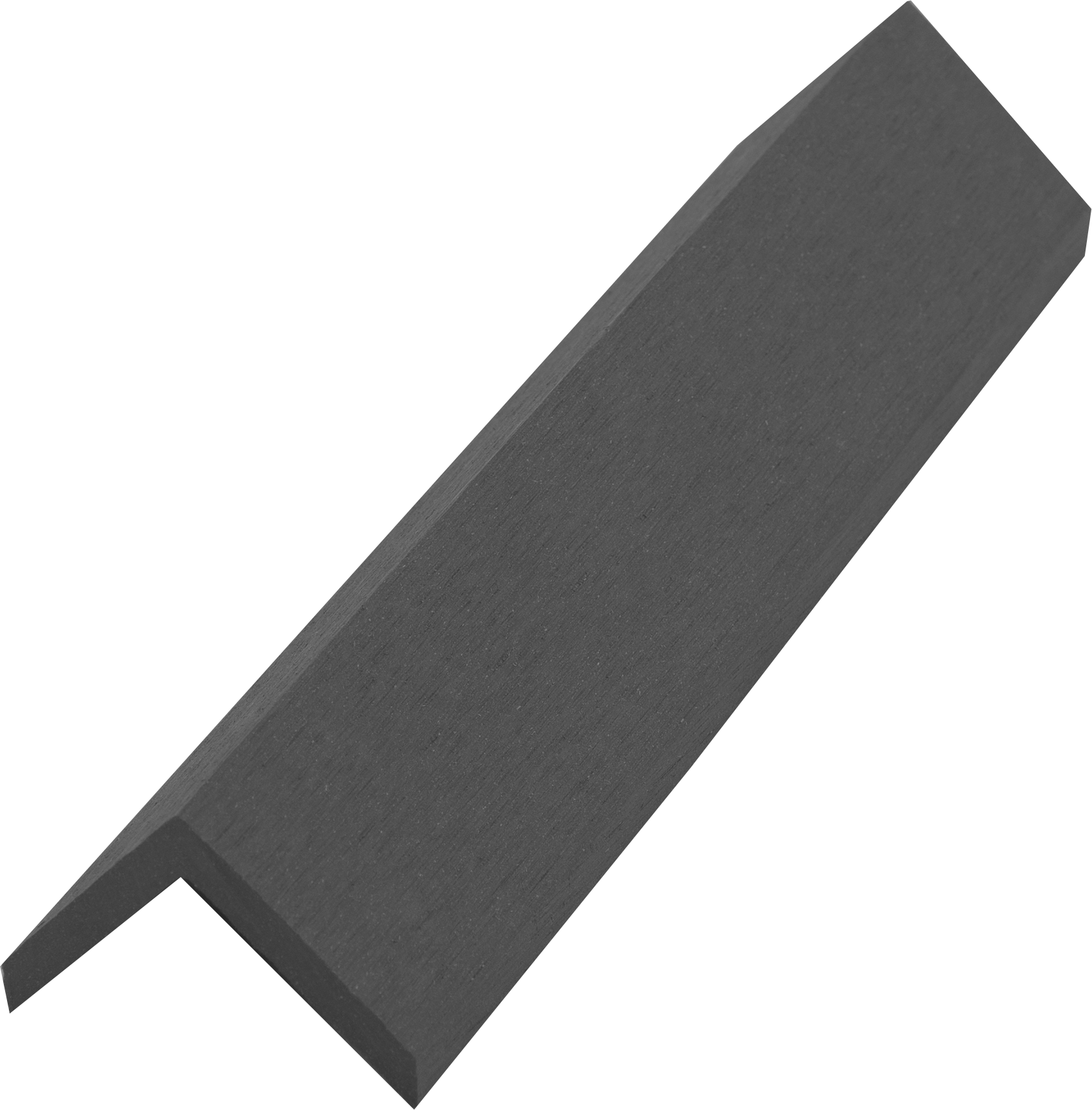 WPC Abschlussprofil L-Form Eiche dunkelgrau - leicht gebürstet 60x40x3000mm