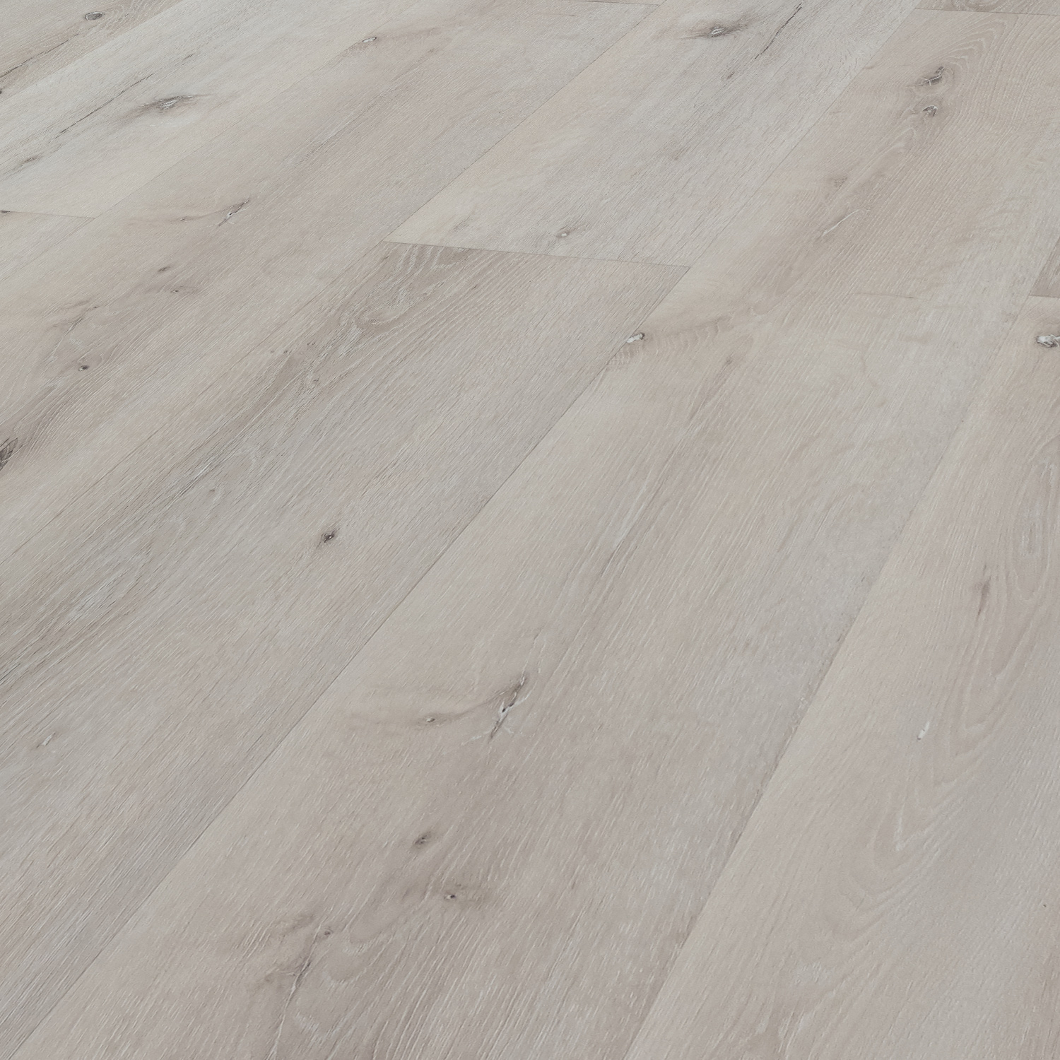 SPC Vinylboden mit integrierter Trittschalldämmung - Dekor: Kalkeiche 228x6.5x1524mm