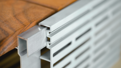 Terrassenbelüftungsprofil - Halter Aluminium